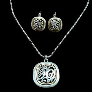 BRIGHTON Necklace & Earrings Set